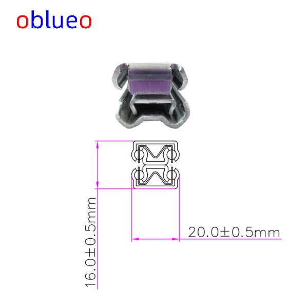 20mm width slide rail(Double layer - Three section)-cold rolled steel - Image 3